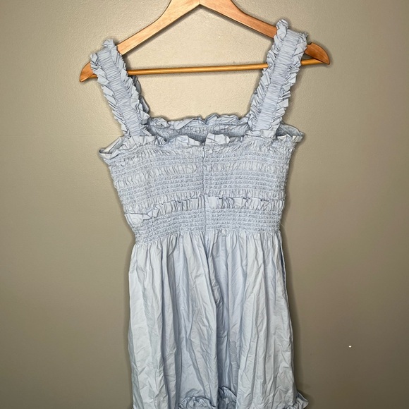 SEA New York Phoebe Smocked Dress - Cinderella Blue - Picture 7 of 11